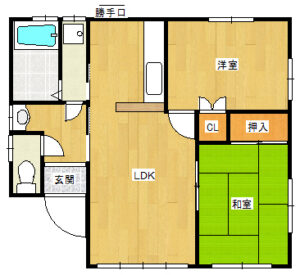 パークサイド元沖　敷金・礼金０円