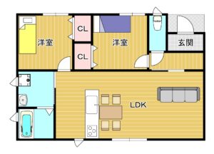 赤穂市元塩町　２LDK新築プランのご紹介！